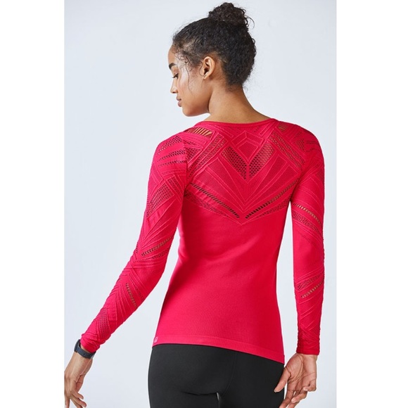 Fabletics Tops - Fabletics Isabella Long Sleeve Seamless Shirt